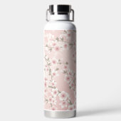Cherry Blossom Abriot |  monogram Floral Waterfles (Achterkant)