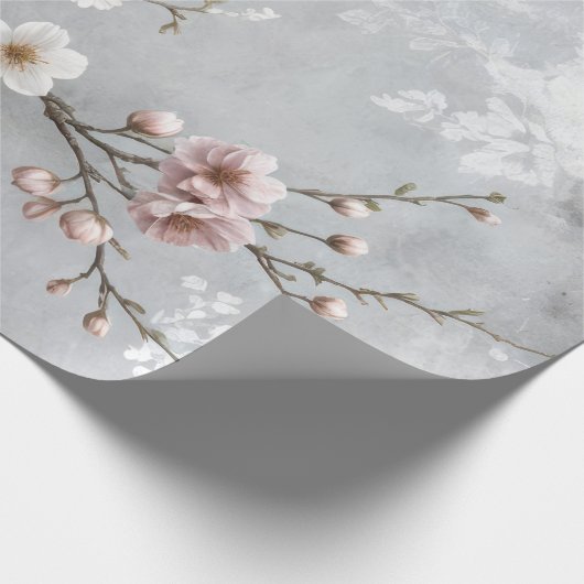 Cherry Blossom Abstract Cadeaupapier (Hoek)