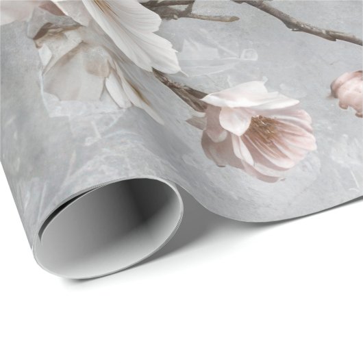 Cherry Blossom Abstract Cadeaupapier (Rol Hoek)