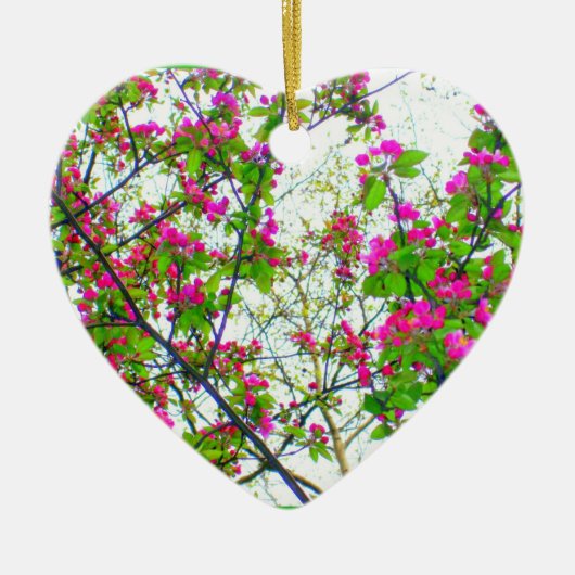 "Cherry Blossom Abstract" Ornament (Voorkant)
