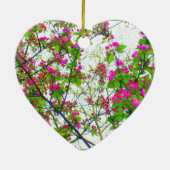 "Cherry Blossom Abstract" Ornament (Achterkant)