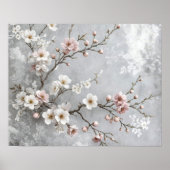Cherry Blossom Abstract Poster (Voorkant)
