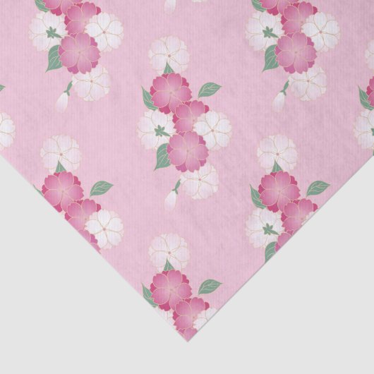 Cherry Blossom (achtergrondkleur kan veranderen) T Tissuepapier (Detail)