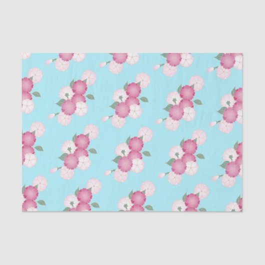 Cherry Blossom (achtergrondkleur kan veranderen) Tissuepapier (Voorkant)