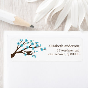 Cherry Blossom Adresetiketten Etiket