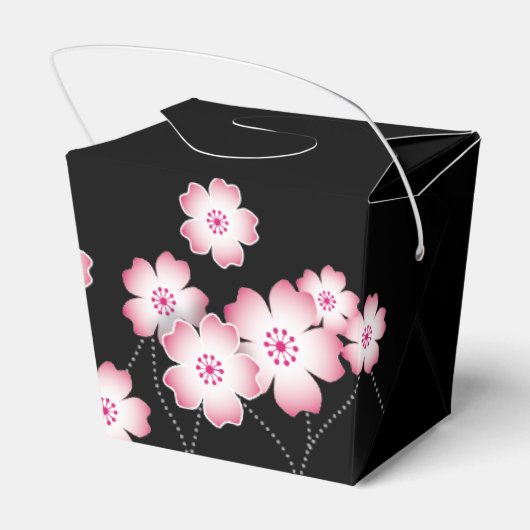 Cherry Blossom Afhaaldoos Bedankdoosjes (Achterkant)