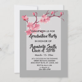 Cherry Blossom Afstuderen Kaart