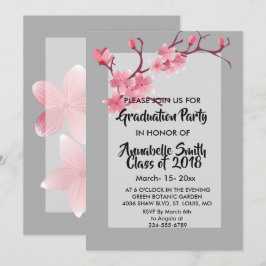 Cherry Blossom Afstuderen Kaart