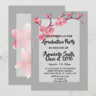 Cherry Blossom Afstuderen Kaart