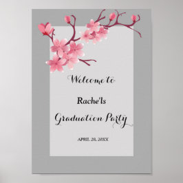 Cherry Blossom Afstuderen Poster