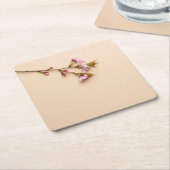 Cherry Blossom and Daisy Background Kartonnen Onderzetters (Schuin)