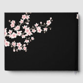 Cherry Blossom Apricot Floral | Wedding Gastenboek (Achterkant)