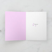 Cherry Blossom April Girl Birthday Kaart (Binnen)