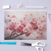 Cherry Blossom Aquarel Tissue Paper Tissuepapier (Craft)