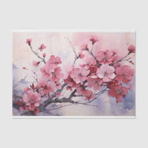 Cherry Blossom Aquarel Tissuepapier