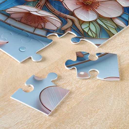 Cherry Blossom Art Jigsaw Puzzel (Zijkant)