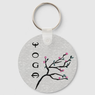 Cherry Blossom - Artistic Yoga Gifts Sleutelhanger