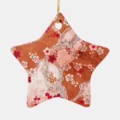 Cherry Blossom Asian Keramisch Ornament (Voorkant)