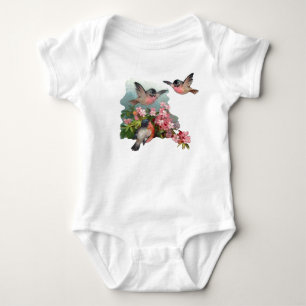 Cherry Blossom Baby Creeper Romper