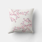 Cherry Blossom Baby Pink Coquette Aesthetic Kussen (Achterkant)