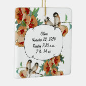  Cherry Blossom Baby Record Keepomwille Keramisch Ornament (Rechts)