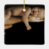  Cherry Blossom Baby Record Keepomwille Keramisch Ornament (Achterkant)