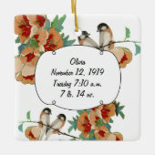  Cherry Blossom Baby Record Keepomwille Keramisch Ornament (Voorkant)