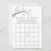 Cherry Blossom Baby shower Bingo Kaart (Voorkant)