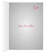 Cherry Blossom Baby shower Dank je wel (Binnen (Rechts))