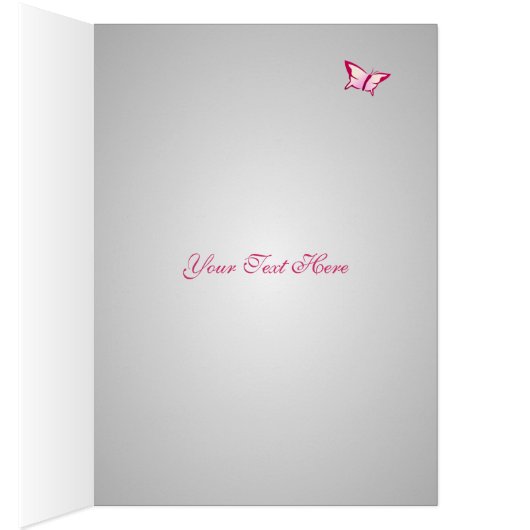 Cherry Blossom Baby shower Dank je wel (Binnen (Rechts))