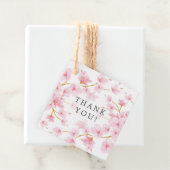 Cherry Blossom Baby shower Favor Gift Label (In situ)
