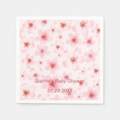 Cherry Blossom Baby shower Servet (Voorkant)