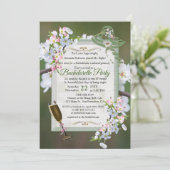 Cherry Blossom Bachelorette Party Kaart (Staand voorkant)