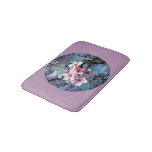 Cherry blossom badmat (Gekanteld)
