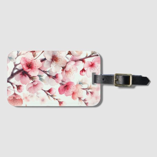 Cherry Blossom Bagagelabel (Voorkant (horizontaal))