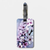 Cherry blossom bagagelabel (Achterkant verticaal)