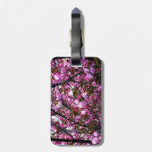 Cherry Blossom Bagagelabel (Achterkant verticaal)