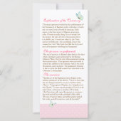 Cherry Blossom Baptism Programme 2/5 (Voorkant)