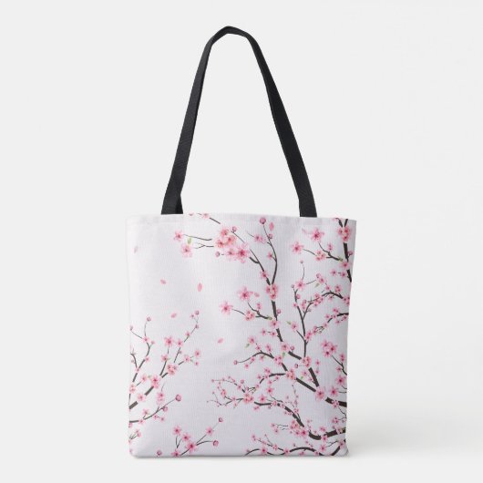 Cherry Blossom Beauty Tote Bag (Achterkant)
