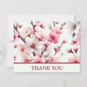 Cherry Blossom Bedankkaart (Voorkant)