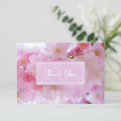 Cherry Blossom Bedankkaart (Staand voorkant)