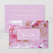 Cherry Blossom Bedankkaart (Voorkant / Achterkant)