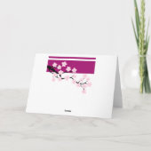 Cherry Blossom | bedankkaart (Achterkant)