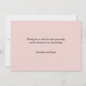 Cherry Blossom Bedankkaart (Achterkant)