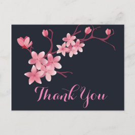 Cherry Blossom Bedankt Briefkaart