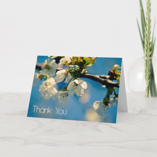 Cherry Blossom · Bedankt Card (Voorkant)