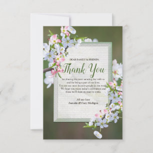 Cherry Blossom Bedankt Kaarten RSVP Kaartje
