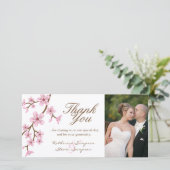 Cherry Blossom Bedankt voor je foto (Staand voorkant)