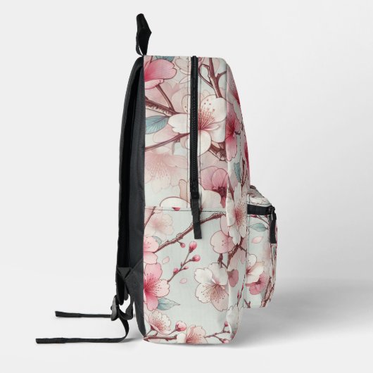 Cherry Blossom Bedrukte Rugzak (Links)