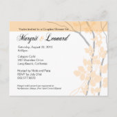 Cherry Blossom Bella Bewaar de datum Aankondigingskaart (Achterkant)